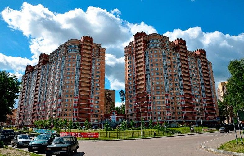 фасад дома, здание по адресу Московская обл, г Красногорск, ул Речная, д 20 к 3